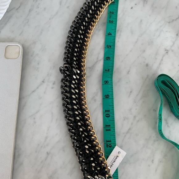 Baublebar statement necklace black silver and gold - Picture 4 of 4